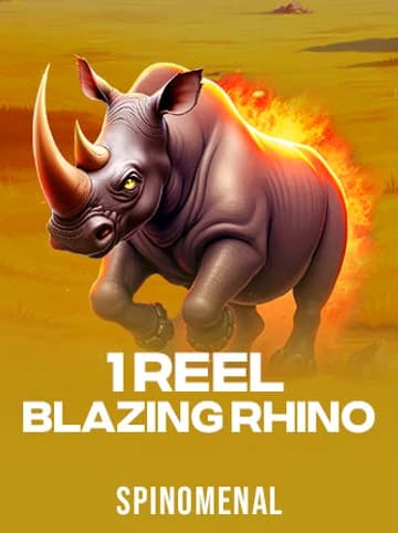Play 1 Reel - Blazing Rhino Slot by Spinomenal