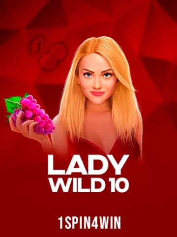 Play Lady Wild 10 Slot by 1spin4win