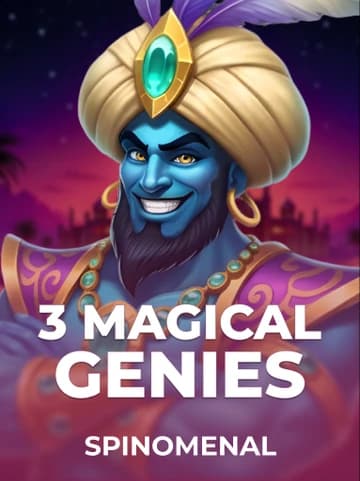 Spinomenal tarafından sunulan 3 Magical Genies Slot Oyununu Oyna