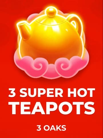 3 Oaks tarafından sunulan 3 Super Hot Teapots Slot Oyununu Oyna