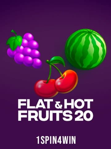 1spin4win tarafından sunulan Flat&Hot Fruits 20 Slot Oyununu Oyna