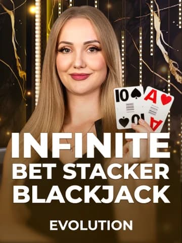 Play Infinite Bet Stacker Blackjack by Evolution