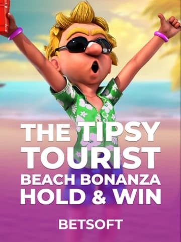 Betsoft tarafından sunulan The Tipsy Tourist: Beach Bonanza - Hold & Win Slot Oyununu Oyna