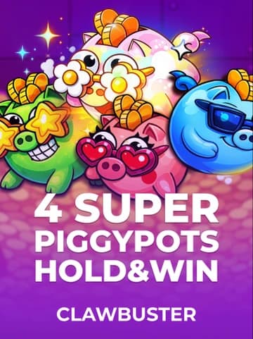 Jogue o Slot 4 SUPER PIGGYPOTS: HOLD&WIN por Clawbuster