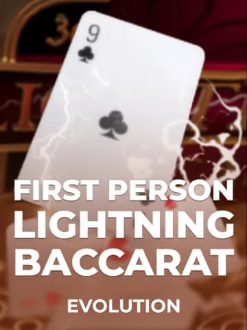 Play First Person Lightning Baccarat by Evolution