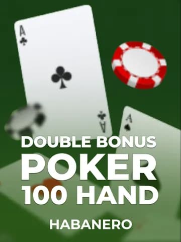 Play Double Bonus Poker 100 Hand Slot by Habanero