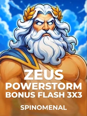 العب Zeus Powerstorm - Bonus Flash 3x3 السلوت المقدمة من Spinomenal