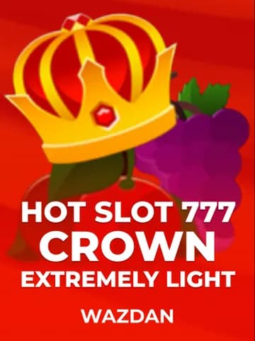 Play Hot Slot: 777 Crown Extremely Light Slot by VoltEnt (Wazdan)