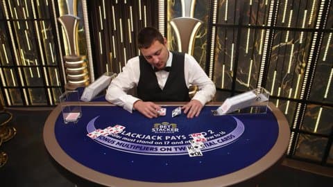 Play VIP Bet Stacker Blackjack 2 by Evolution