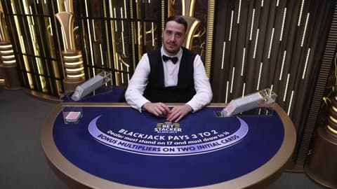 Play Classic Bet Stacker Blackjack 15 by Evolution