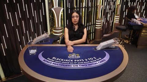Play VIP Bet Stacker Blackjack 6 by Evolution