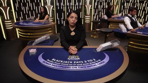 Play VIP Bet Stacker Blackjack 8 by Evolution
