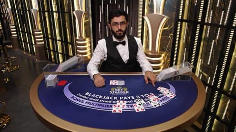 Play Classic Bet Stacker Blackjack 8 by Evolution