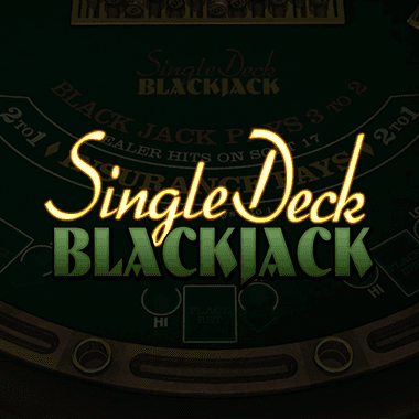 Jouez à la machine à sous Single Deck Blackjack de Betsoft