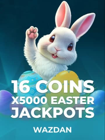 Play 16 Coins x5000 Easter Jackpots Slot by VoltEnt (Wazdan)