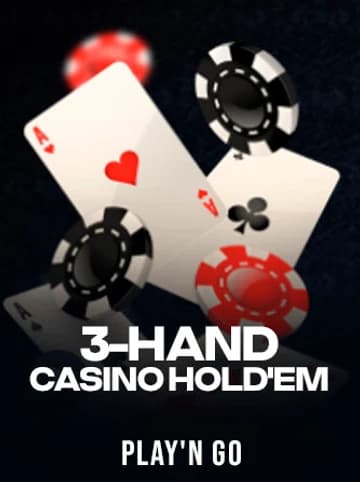 玩Play'n Go的3-Hand Casino Hold'em老虎机