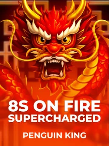 Play 8s on Fire: Supercharged Slot by Penguin King