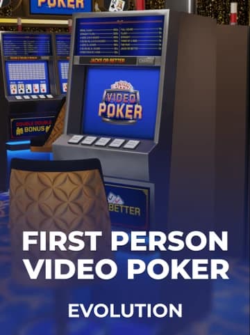 Play First Person Video Poker by Evolution
