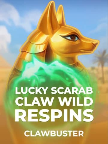 Clawbuster tarafından sunulan Lucky Scarab Claw: Wild Respins Slot Oyununu Oyna