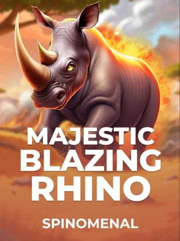 Spinomenal tarafından sunulan Majestic Blazing Rhino Slot Oyununu Oyna