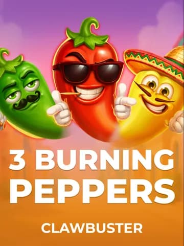 玩Clawbuster的3 Burning Peppers老虎机