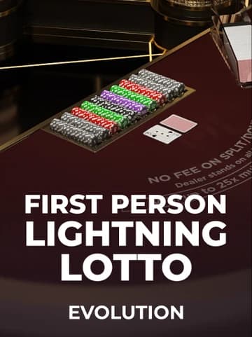 Играйте в First Person Lightning Lotto от Evolution