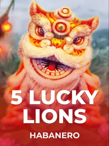 Play 5 Lucky Lions Slot by Habanero