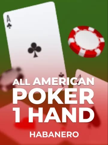 Play All American Poker 1 Hand Slot by Habanero