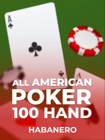 Play All American Poker 100 Hand Slot by Habanero
