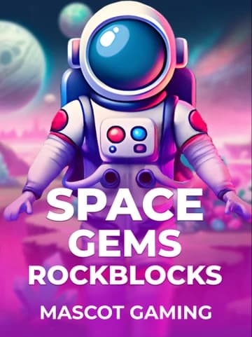 Mascot Gaming tarafından sunulan Space Gems Rockblocks Slot Oyununu Oyna