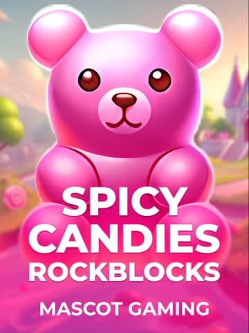 Play Spicy Candies Rockblocks Slot by Mascot Gaming