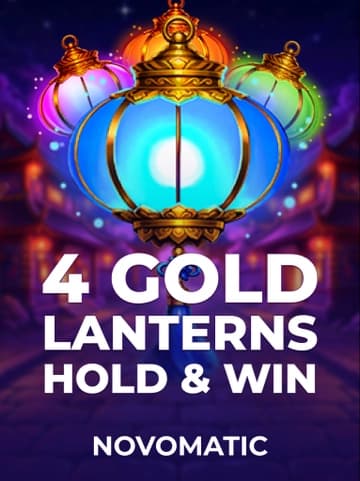 Play 4 Gold Lanterns Hold & Win Slot by Novomatic