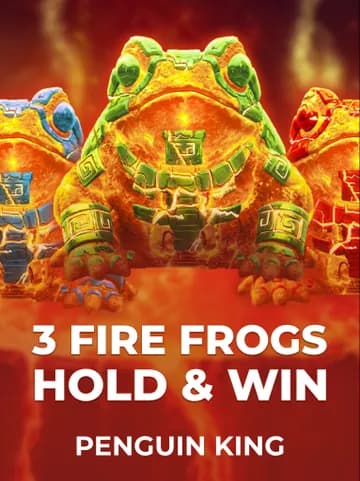 العب 3 Fire Frogs: Hold & Win السلوت المقدمة من Penguin King