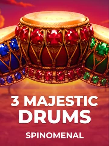 Play 3 Majestic Drums Slot by Spinomenal