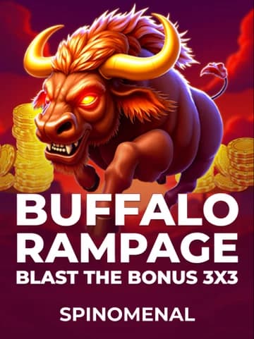 Play Buffalo Rampage - Blast The Bonus 3x3 Slot by Spinomenal