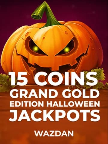 Play 15 Coins Grand Gold Edition Halloween Jackpots Slot by VoltEnt (Wazdan)