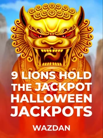 Play 9 Lions Hold the Jackpot Halloween Jackpots Slot by VoltEnt (Wazdan)