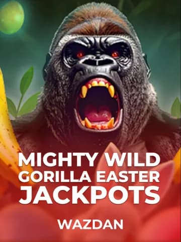 Play Mighty Wild: Gorilla Easter Jackpots Slot by VoltEnt (Wazdan)