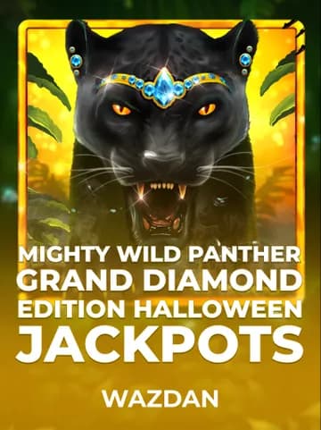 Play Mighty Wild: Panther Grand Diamond Edition Halloween Jackpots Slot by VoltEnt (Wazdan)