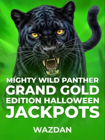 Play Mighty Wild: Panther Grand Gold Edition Halloween Jackpots Slot by VoltEnt (Wazdan)