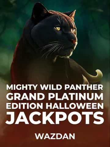 Play Mighty Wild: Panther Grand Platinum Edition Halloween Jackpots Slot by VoltEnt (Wazdan)