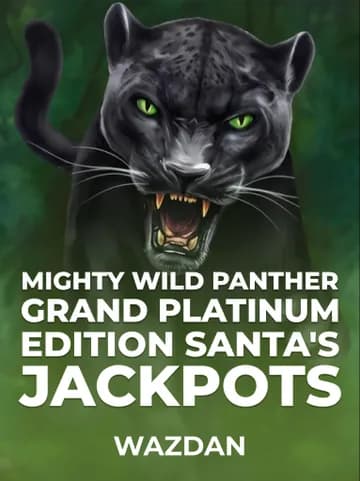 Play Mighty Wild: Panther Grand Platinum Edition Santa's Jackpots Slot by VoltEnt (Wazdan)