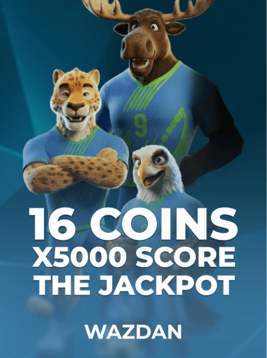 Play 16 Coins x5000 Score the Jackpot Slot by VoltEnt (Wazdan)