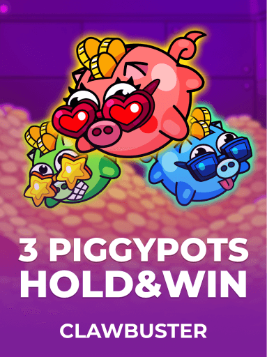 Juega a la máquina tragaperras 3 Piggypots: Hold&Win de Clawbuster