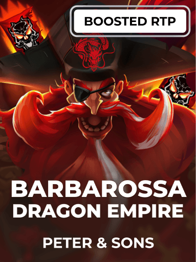 Играйте в слот Boosted Barbarossa Dragon Empire от Peter & Sons